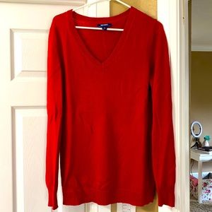 Old Navy red sweater